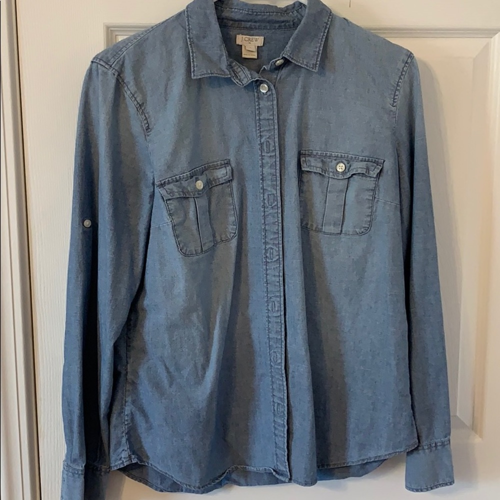 JCrew denim button up